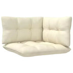 vidaXL Massives Kiefernholz Lounge-Set mit Kissen, mehrere Farben