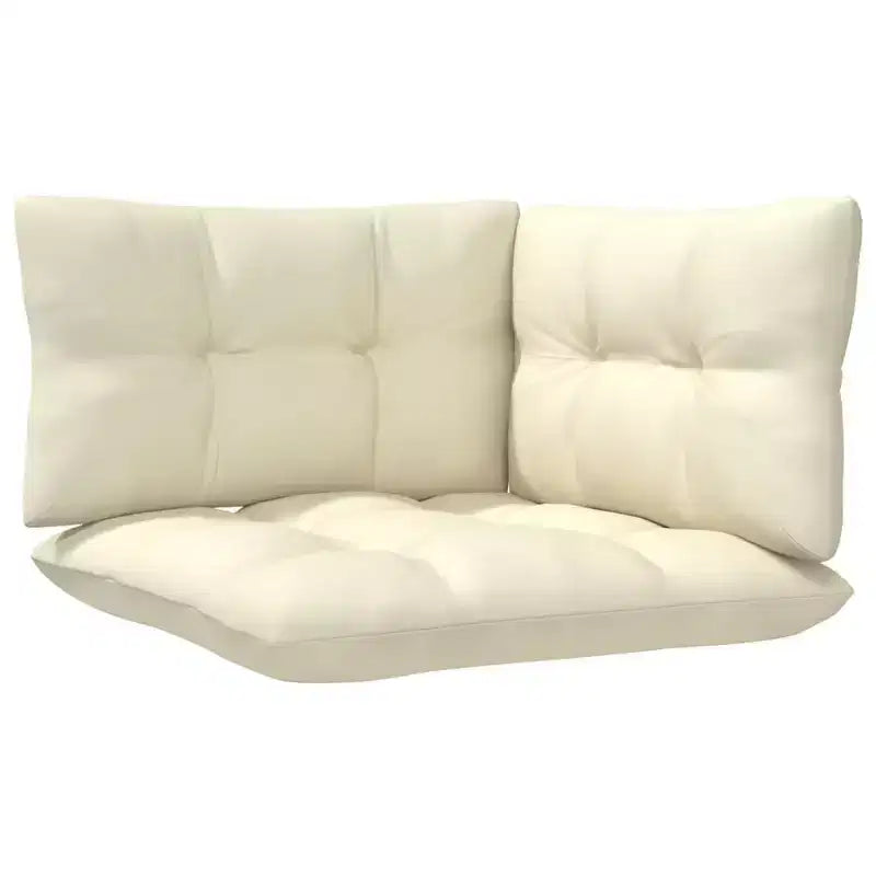 vidaXL Massives Kiefernholz Lounge-Set mit Kissen, mehrere Farben