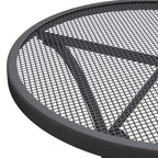 vidaXL Gartentischgruppe mit Streckmetallgewebe in Anthrazit