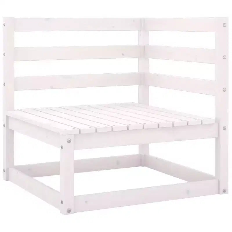 vidaXL Modulares Garten-Lounge-Set mit Kissen – Kiefer massiv und wetterbeständiger Stoff