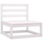 vidaXL Modulares Garten-Lounge-Set mit Kissen – Kiefer massiv und wetterbeständiger Stoff