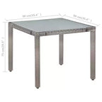 vidaXL Outdoor-Essgruppe