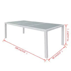 vidaXL Outdoor-Essgruppe