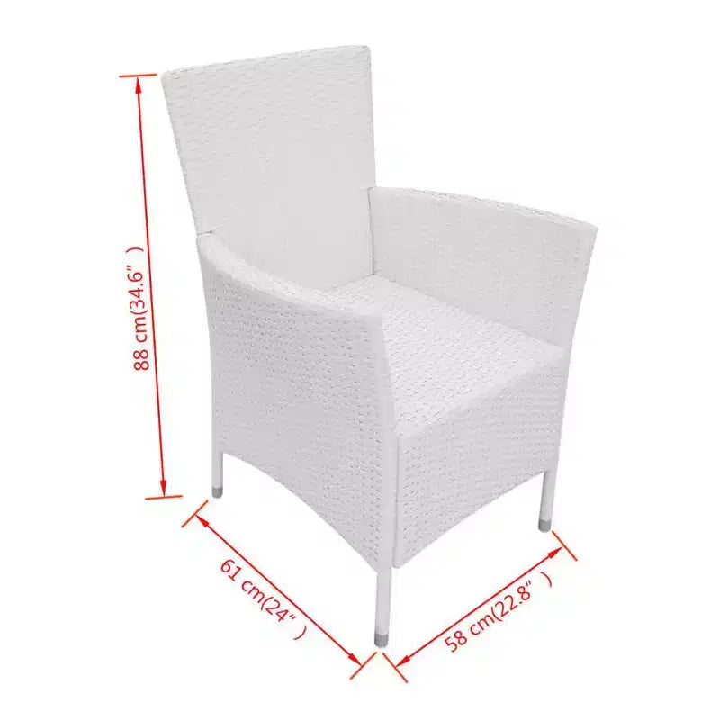 vidaXL Outdoor-Essgruppe