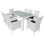 vidaXL Outdoor-Essgruppe