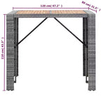 vidaXL Bar-Set