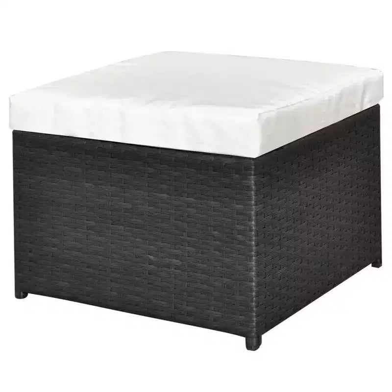 vidaXL Gartenmöbel-Set Sitzgruppe mit Tisch Rattan