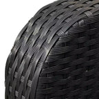 vidaXL Gartenmöbel-Set Sitzgruppe mit Tisch Rattan