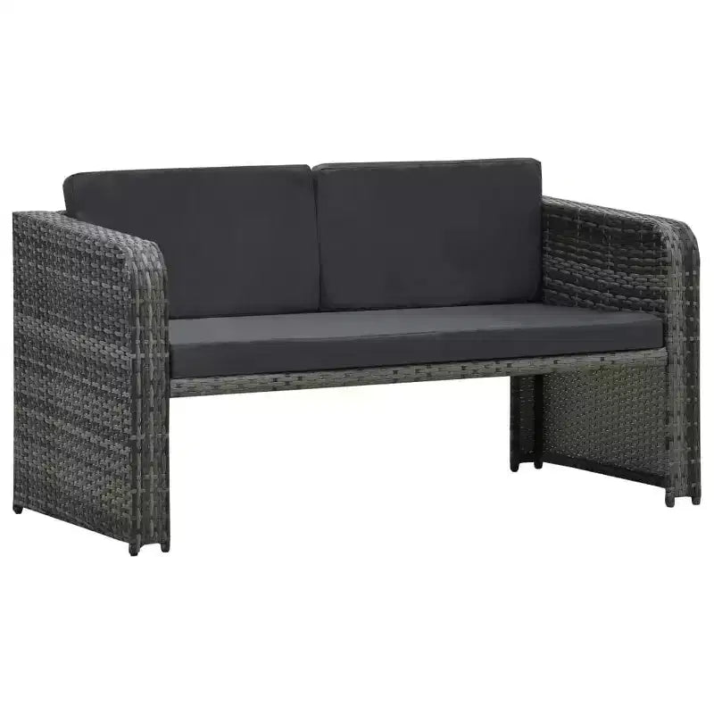 vidaXL Gartenmöbel-Set Sitzgruppe mit Tisch Rattan