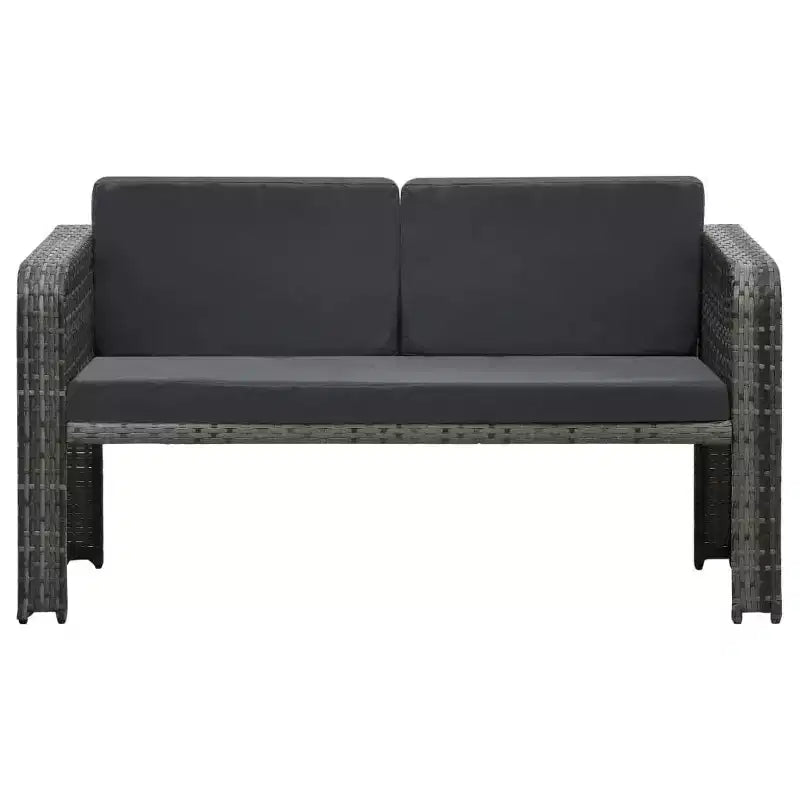 vidaXL Gartenmöbel-Set Sitzgruppe mit Tisch Rattan
