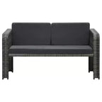 vidaXL Gartenmöbel-Set Sitzgruppe mit Tisch Rattan