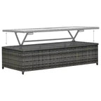 vidaXL Gartenmöbel-Set Sitzgruppe mit Tisch Rattan