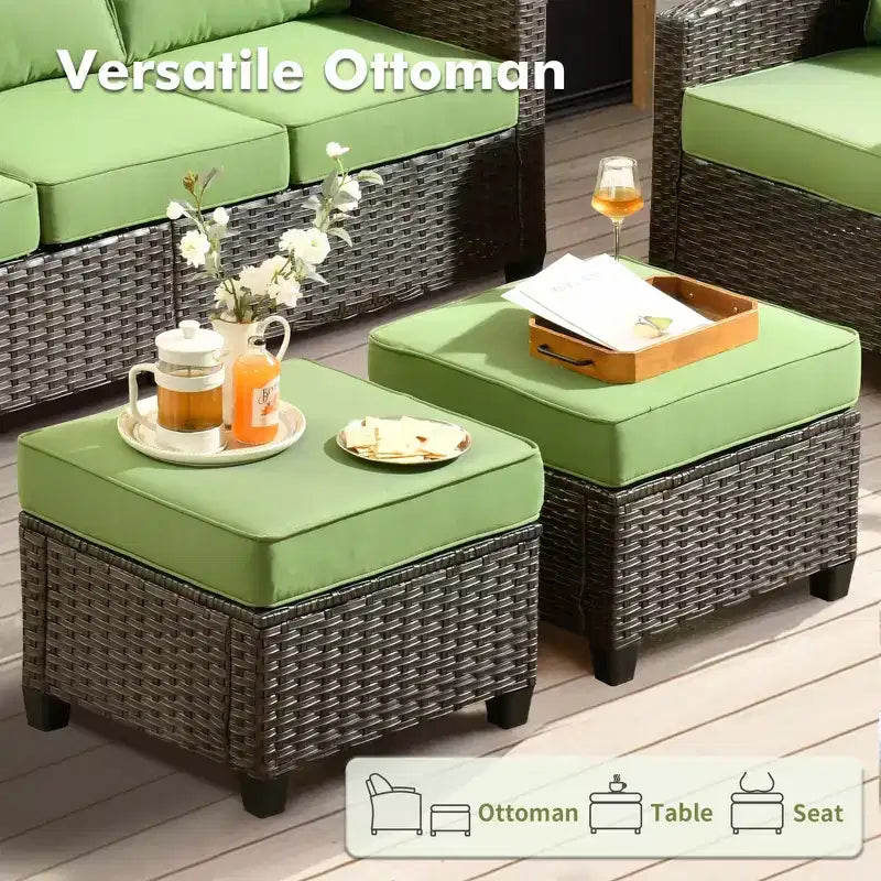 HOMLUX Gartenmöbel-Set 8-teilig, Sitzgruppen für den Außenbereich