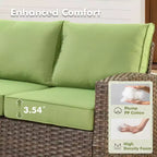 HOMLUX Gartenmöbel-Set 8-teilig, Sitzgruppen für den Außenbereich