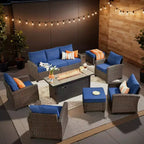 HOMLUX Gartenmöbel-Set 8-teilig, Sitzgruppen für den Außenbereich