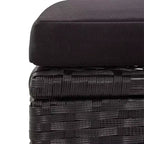 vidaXL Gartensofa Outdoor Lounge-Set mit Kissen 6-teilig Polyrattan