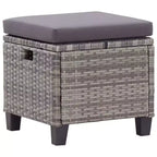vidaXL Gartensofa Outdoor Lounge-Set mit Kissen 6-teilig Polyrattan
