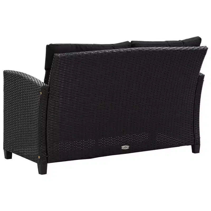 vidaXL Gartensofa Outdoor Lounge-Set mit Kissen 6-teilig Polyrattan