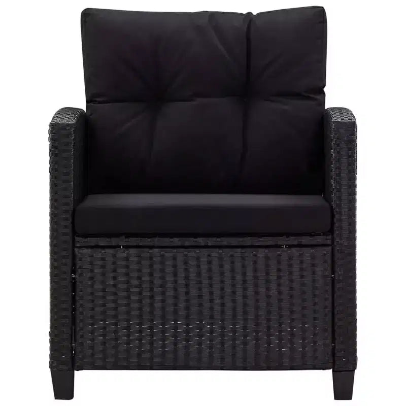 vidaXL Gartensofa Outdoor Lounge-Set mit Kissen 6-teilig Polyrattan