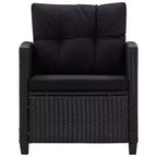 vidaXL Gartensofa Outdoor Lounge-Set mit Kissen 6-teilig Polyrattan