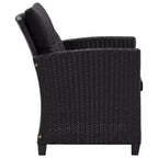 vidaXL Gartensofa Outdoor Lounge-Set mit Kissen 6-teilig Polyrattan