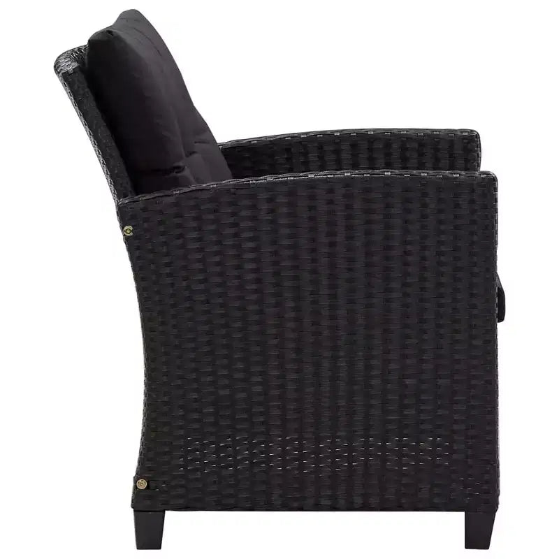vidaXL Gartensofa Outdoor Lounge-Set mit Kissen 6-teilig Polyrattan