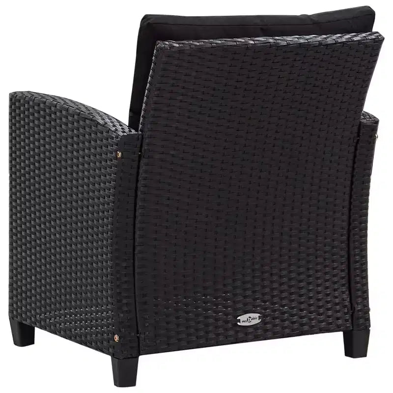 vidaXL Gartensofa Outdoor Lounge-Set mit Kissen 6-teilig Polyrattan