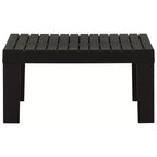 vidaXL Garten Lounge Set Kunststoff Normal Sitze 4 Garten Lounge Set