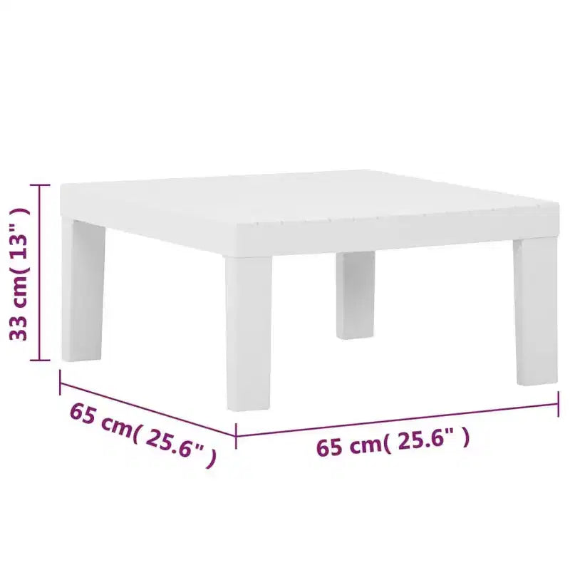 vidaXL Garten Lounge Set Kunststoff Normal Sitze 4 Garten Lounge Set
