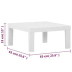 vidaXL Garten Lounge Set Kunststoff Normal Sitze 4 Garten Lounge Set