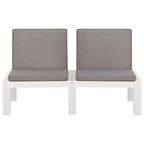 vidaXL Garten Lounge Set Kunststoff Normal Sitze 4 Garten Lounge Set