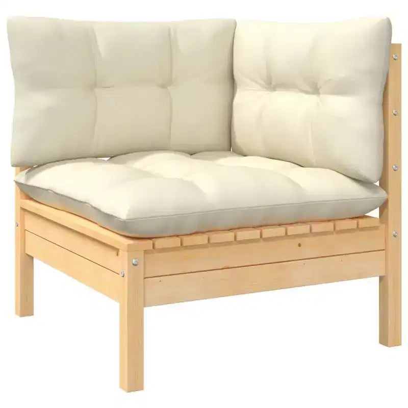 vidaXL Stilvolle Outdoor-Lounge-Sitzgruppe mit Kissen