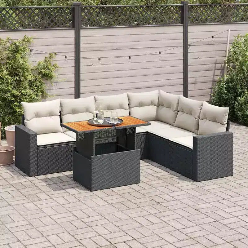 vidaXL Lounge-Sofa-Set mit Kissen in verschiedenen Farben