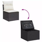 vidaXL Lounge-Sofa-Set mit Kissen in verschiedenen Farben