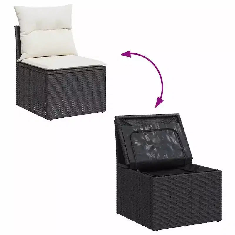 vidaXL Lounge-Sofa-Set mit Kissen in verschiedenen Farben