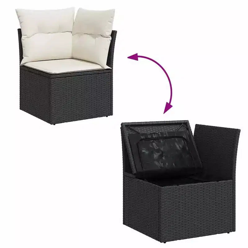 vidaXL Lounge-Sofa-Set mit Kissen in verschiedenen Farben