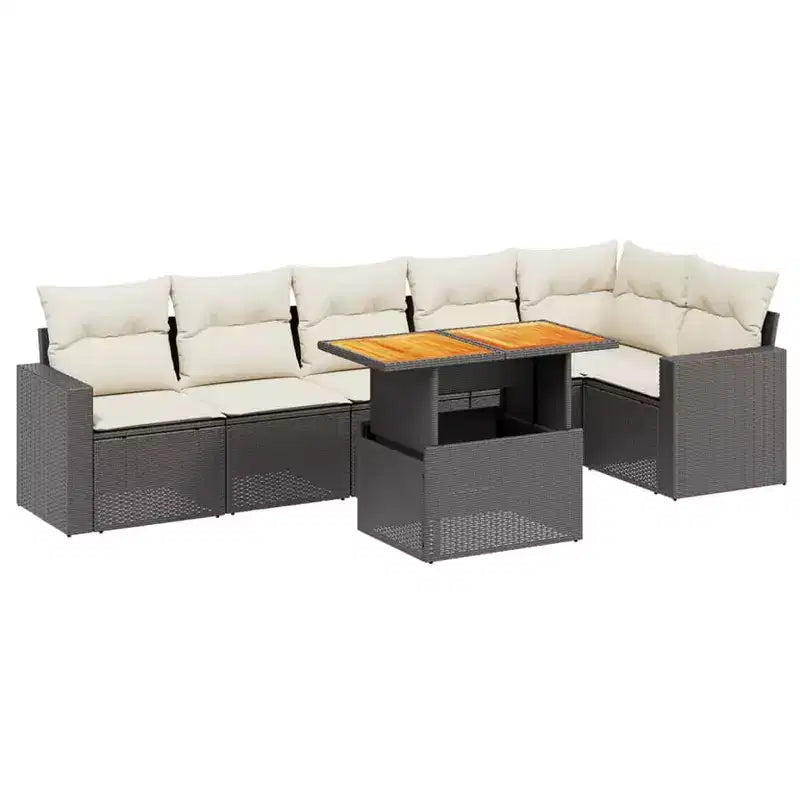 vidaXL Lounge-Sofa-Set mit Kissen in verschiedenen Farben
