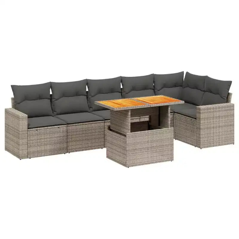 vidaXL Lounge-Sofa-Set mit Kissen in verschiedenen Farben