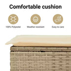 vidaXL Stilvolles modulares Garten-Sofa-Set mit Kissen in verschiedenen Farben
