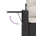 vidaXL Stilvolles modulares Garten-Sofa-Set mit Kissen in verschiedenen Farben