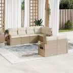 vidaXL Stilvolles modulares Garten-Sofa-Set mit Kissen in verschiedenen Farben