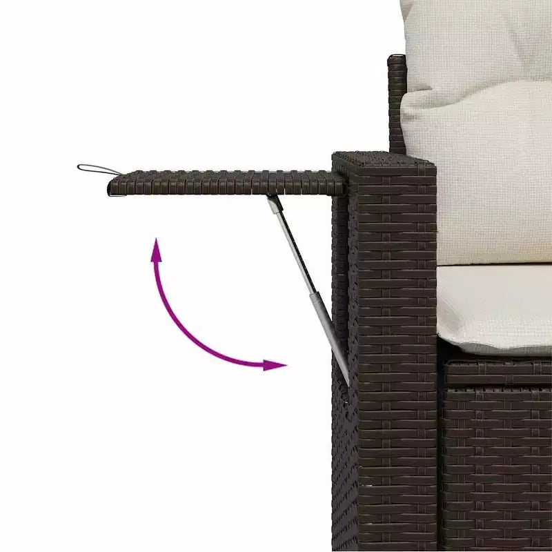 vidaXL Stilvolles modulares Garten-Sofa-Set mit Kissen in verschiedenen Farben