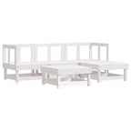 vidaXL Garten-Lounge-Set, 5-teilig, Kiefer Massivholz