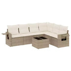 vidaXL Garden Sofa Set Poly Rattan Set Modular