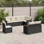 vidaXL Trendy Outdoor-Sofaset mit Kissen und Tisch