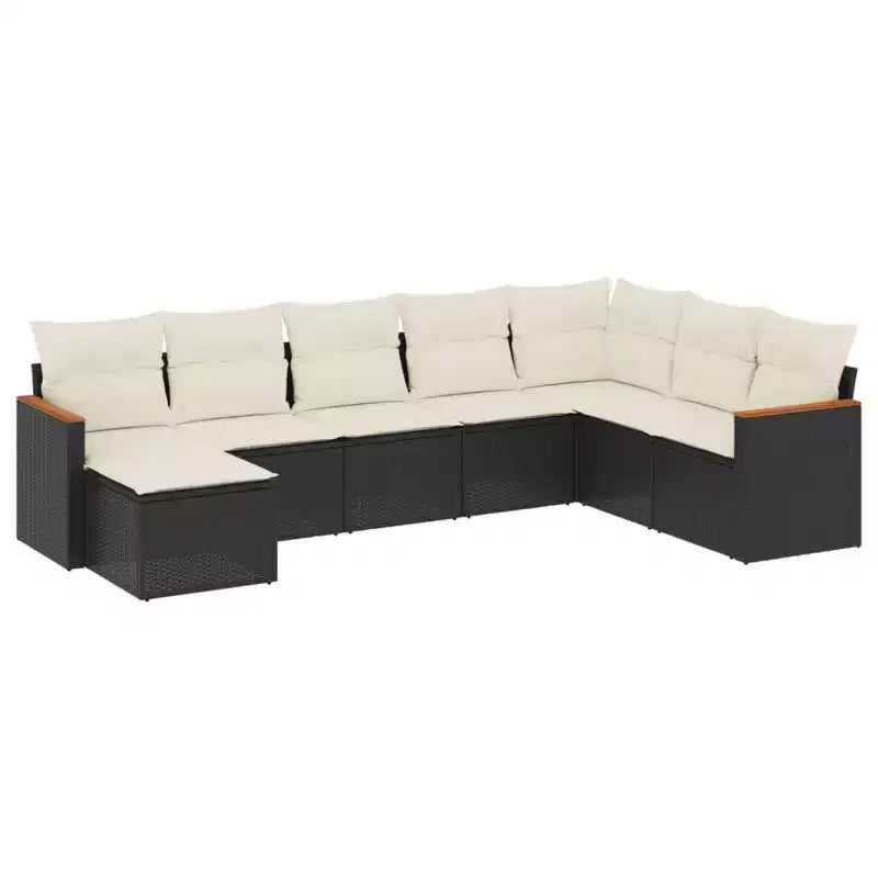 vidaXL Garden Sofa Set with Cushions - Modular Design in Multiple Colors