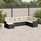 vidaXL Garten-Sofagarnitur mit Kissen - Modulares Design in verschiedenen Farben