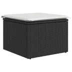 vidaXL Garten-Sofa-Set PE Rattan Große verstellbare Füße