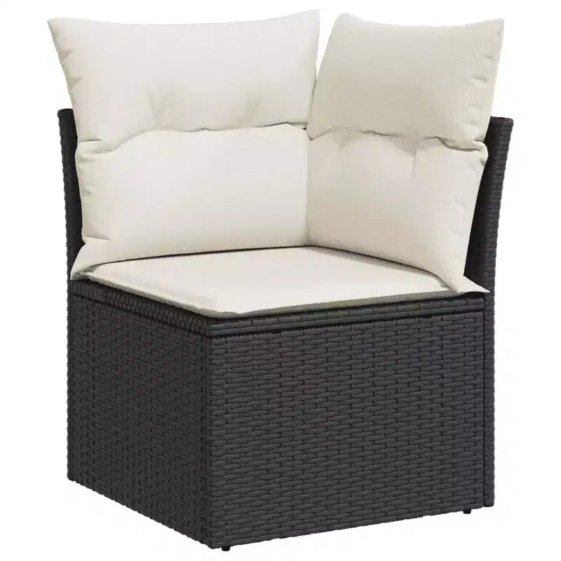 vidaXL Modulares Outdoor-Sofa-Set mit Kissen und Stauraum