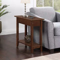 HomeStock Rectangle Wood Table Top End Table 1 -piece